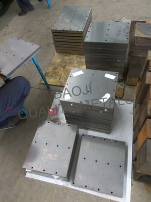 CNC machining Titanium Sputtering Target Forged 99.6% For Liquid Crystal Display