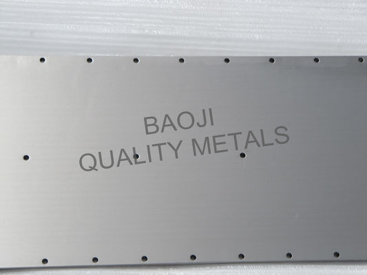 Hot Rolled 99.999% Titanium Sputtering Target CNC Machining For Solar Photovoltaic